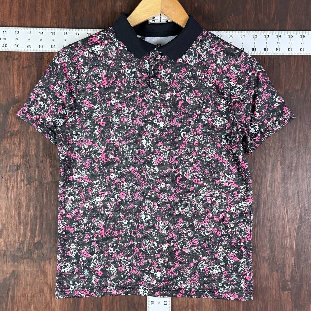 Under Armour UA Performance Printed Speckled Polo UPF40 1377348‎ Youth Medium